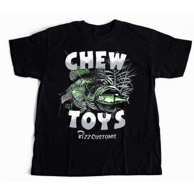 画像1: 【Pizz Customs】　CHEW TOYS T-Shirt　Black