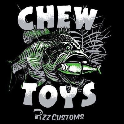 画像2: 【Pizz Customs】　CHEW TOYS T-Shirt　Black
