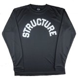 【STRUCTURE】　LOGO　DRY-LONG　Black