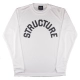 【STRUCTURE】　LOGO　DRY-LONG　White