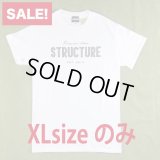 【STRUCTURE】　LOGO T-Shirt　White