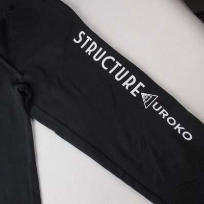 画像3: 【STRUCTURE】　UROKO SWEAT PANTS  BLACK