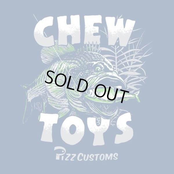 画像2: 【Pizz Customs】　CHEW TOYS T-Shirt　Navy (2)
