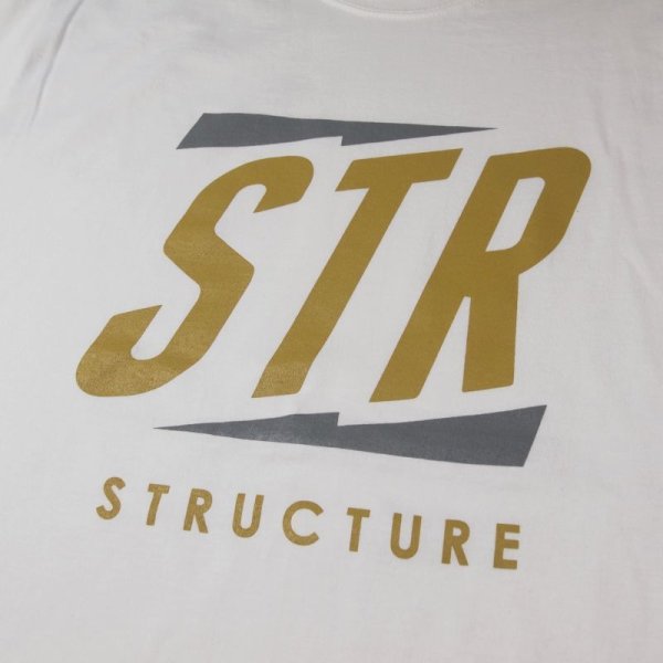 画像2: 【STRUCTURE】　STR MARK TEE　WHITE (2)